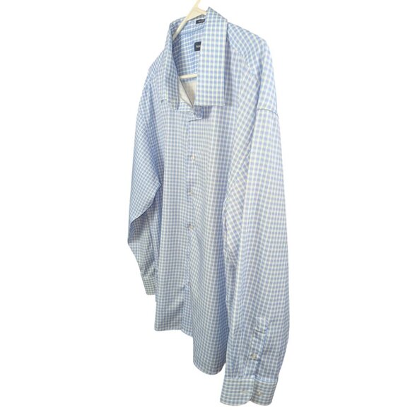 Nautica Men's 3XL Button-Down Shirt Wrinkle-Resistant Classic Fit Gingham - Picture 2 of 7